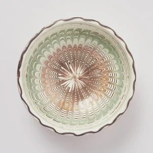 casa de folklore horezu bowl off white mint