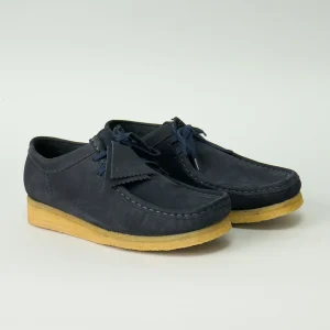 vintage clarks wallabee shoes size 6 dark navy